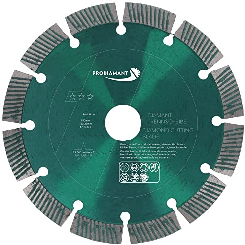 PRODIAMANT Disque à tronçonner diamant 150 mm RushHour pour béton et matériaux durs