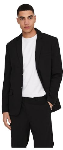 Only & Sons Men's Onseve 2BTN 0071 Blazer Noos Jacket, Black, 36R