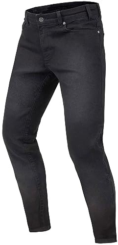 REBELHORN Classic III Pantalones Vaqueros de Moto Hombre | Forro de Fibra Aramida | Protectores de Rodilla y Cadera SAS-Tec | Skinny Fit