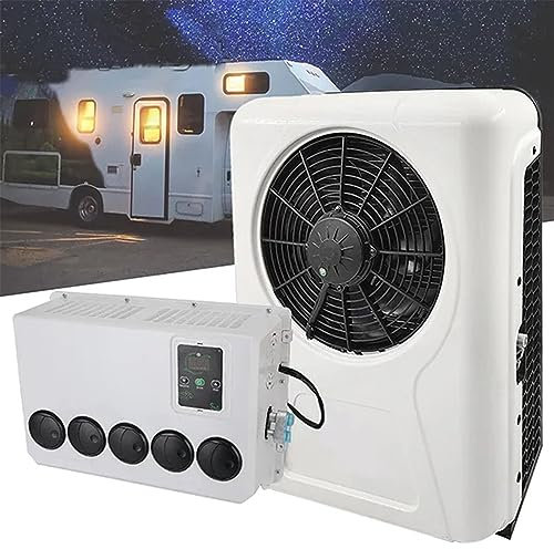 RV Condizionatore d'Aria Rv Aria Condizionata, 12V/24V di Raffreddamento 2600W Elettrici Condizionatore d'Aria, Dc Elettrico, Portatile, Barca, Caravan, Auto, Camper, Autobus, Camper