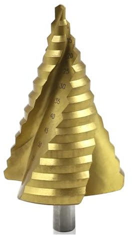 1pc 6-65mm Die Pagodenform HSS Dreiecksschaft 3R Spiral Pagode Metall Stahl Stufenbohrer Lochbohrer Kegelbohrer