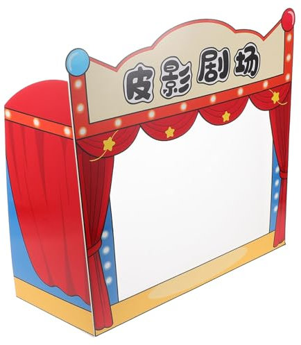Abaodam Puppentheater Satz Für Kindergartenkinder Schattentheaterbühne Mit Vielseitigen Bühnenrequisiten Familien Puppentheater Bühne Für Interaktives Geschichtenerzählen Im Kindergarten