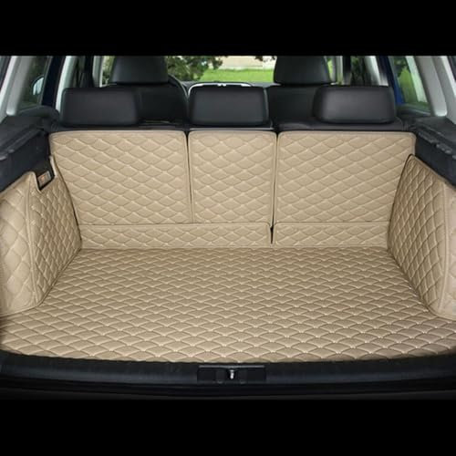 Ygjuetd Kofferraummatte,wasserdichte Kofferraumauskleidung,Kofferraumzubehör,für Opel Astra H HTB 2004-2014,E-Beige