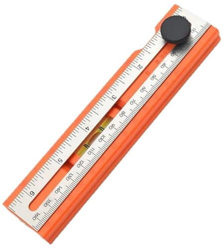 Calibro di contorno - Acciaio inossidabile del calibro profilo | Strumenti di misurazione della lavorazione del legno | Gadget a impugnatura senza slip rotabile per la costruzione delposizionamento d