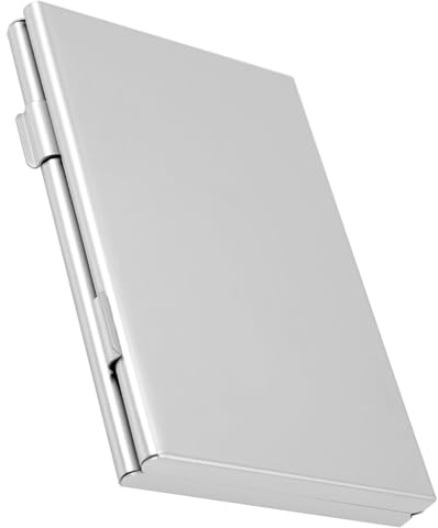 GARVALON Étui Porte-Cartes Sim Et Cartes Mémoire pour Utilisateurs Mobiles, Compact Et Sécurisé Fermeture Fiable en Alliage D'aluminium, Design Pratique Et Anti-Perte, Rangement Transport