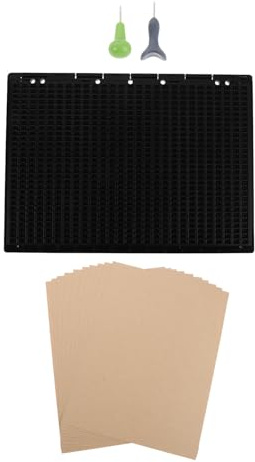 LOLIPPYY Tavoletta e Riduzione Affaticamento 27 Righe 30 Celle per Scrittura Braille in Plastica con Design Ergonomico per Studenti Non Vedenti e Uso Domestico