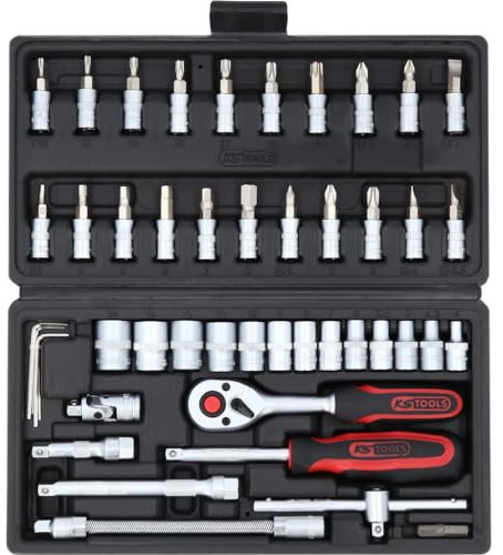 KS Tools 911.0646 1/4 Steckschlüssel-Satz, 46-tlg