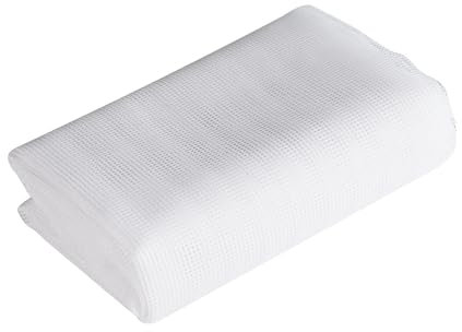 Windhager Insektenschutz Polyestergewebe, 150 x 300 cm, Weiß, Fliegengitter, UV-beständig, 03481