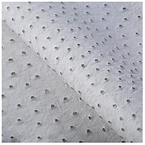 Konstläderark Strutsmönster 138x100cm 54 '' X39 '' PU Konstläder Vinyl Läderduk För Klädsel, DIY Hantverk Hårbåge örhänge, Väskor(Color:28)