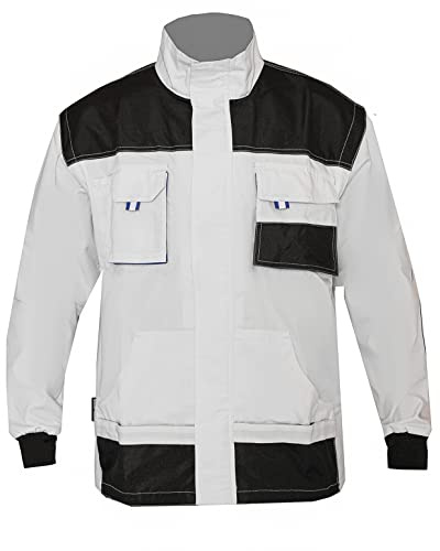 WORK IDEA Veste de travail multi-poches en toile robuste pour hommes