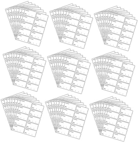 MAGICLULU 5 Bags Label Sticker for Food Storage of Pantry Labels for Food Containers