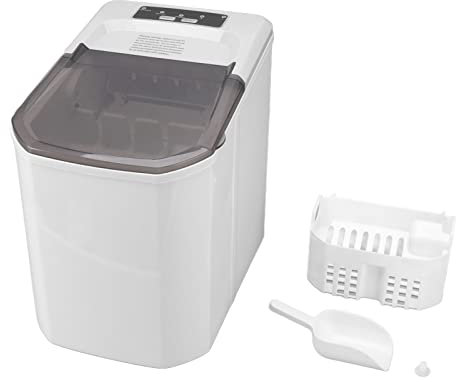 Topyond Machine à Glaçons De Comptoir Mini Machine à Glaçons Portable Home Commercial Bar EU 220 V Production De Glace pour Un Usage Domestique Et Commercial
