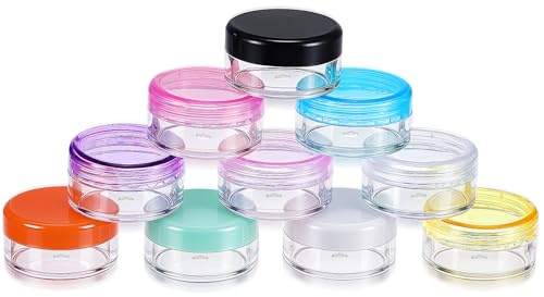 Dimeho 10 Stück Kleine Pillendose, Reise Pillenbehälter, Tragbarer Täglicher Mini-Pillendose, BPA-frei Medikamenten-Aufbewahrungsbehälter für Handtasche Aktentasche(10 Farben)