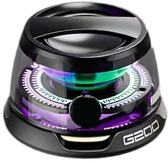 Generic Altoparlante Bluetooth magnetico multifunzionale, altoparlante wireless impermeabile G200, supporto portatile per doccia, all'aperto, regalo di compleanno (nero)