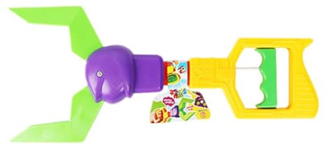 Amagogo Interaktiver Spielzeuggreifer, Roboter-Klauengreifer, Werkzeug für Feinmotorik, Handklemme, Spielzeug, Roboterarm-Greifer, Spielzeug für Kinder, Grün Violett