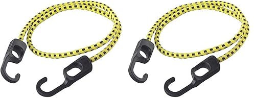 wolfcraft 3292000 Lot de 4 Sandows 100 cm ø 8 mm,Jaune