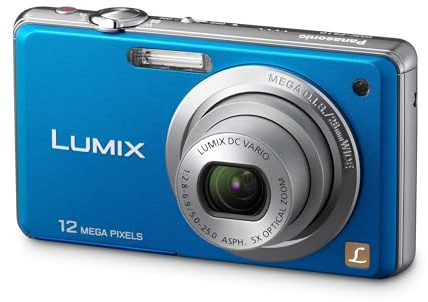 Panasonic LUMIX DMC-FS10 Digital Camera 12 Megapixels 5x Optical Zoom, 6.86 cm display, image stabiliser) (Renewed)
