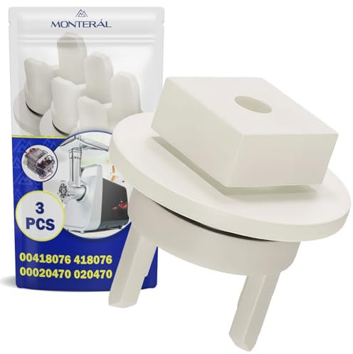 3 Pieces Motor Coupling for Meat Grinder Electric with The Original Code 00418076 418076 00020470 020470 for Bosch Food Processor MUM4 MUM5 MUZ4FW MFW15 - MONTERAL