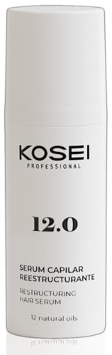 KOSEI 12.0 | Serum Capilar Reestructurante | Serum Pelo Seco y Dañado | Aporta Brillo, Suavidad e Hidratación | Serum para el Pelo | Repara y Protege | 50ml