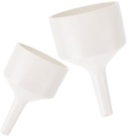 VILLFUL 2piezas Embudo De Porcelana Buchner Para Laboratorio y Herramienta De Filtración De Cerámica Para Aulas y Estudiantes