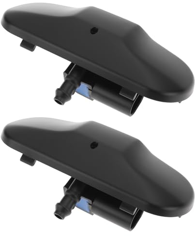 YINETTECH 2 ugelli riscaldanti per parabrezza auto 8J0955988 compatibili con Audi TT A1 8X A4 B8 Q3 Q5 Q7
