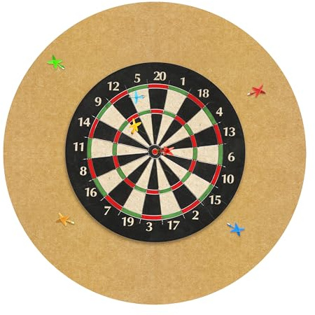 KEAGAN Dartscheibe Wandschutz Dartscheibe Surround Kork Selbstklebend Gespleißte Wand Surround Board Einfache Montage Dart Surround Kork