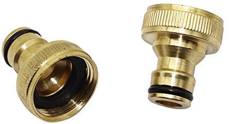 Pfeilzieher Garden Hose Connector 3/4'' Female Thread Standard Connector Washing Machine Quick Connect Fitting Agriculture Tools Water Connector 20 Pcs (Color : Green, Diameter : 3/4'')