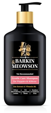 Barkin & Meowson Puppy & Kitten Gentle Shampoo with Oat Extract 11.83 fl oz