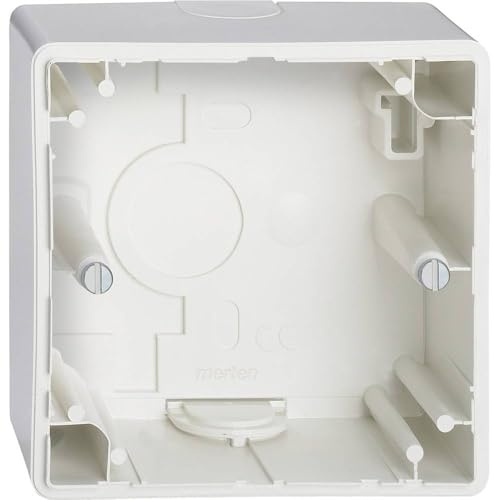 Busch-Jaeger Merten 512119 AP-Gehäuse 1-f.polarweiss