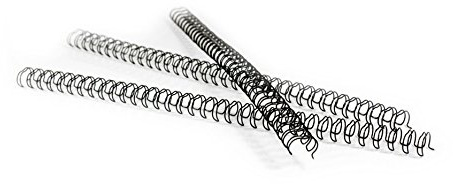 Pavo – Spirales de reliure métallique premium A4, 12,7 mm, 34 boucles, pas 3:1, capacité 81-100 feuilles, noir, lot de 100-8002153