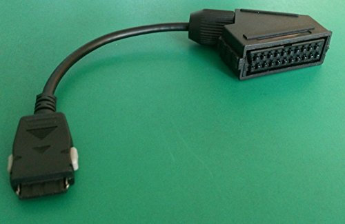 Adaptador Scart para TV LED Samsung, enchufe Samsung AV - enchufe Scart - Longitud del cable 20 cm