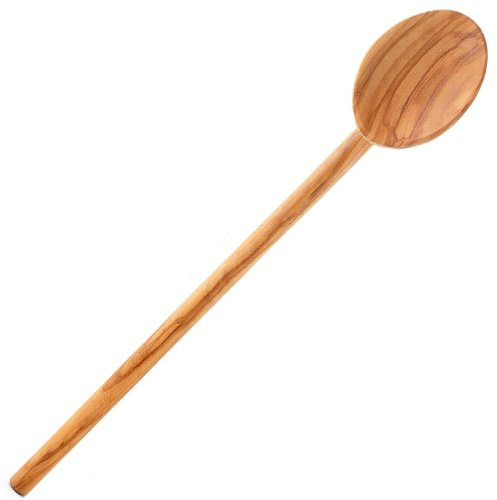 Eddington’s Italian Olive Wood Cooking Spoon, Handcrafted in Europe