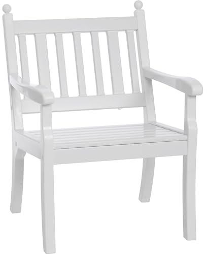 Blome-Tillmann Wetterfester Sessel Hohenzollern, Kunststoff weiss