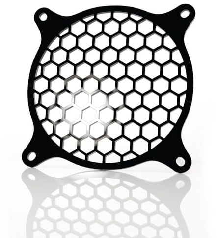 Inspired Laser Design 120mm Honeycomb Computer Fan Grill - 120mm x 120mm x 3mm Acrylic - Desktop, Server Compatible
