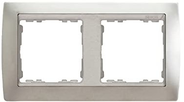 Simon 82924-33 placa de pared y cubierta de interruptor Aluminio