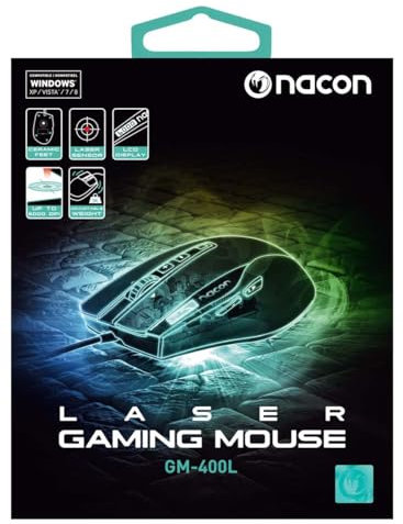 Souris laser gaming 10 boutons avec enregistrement de macro Nacon pour PC GM-400L