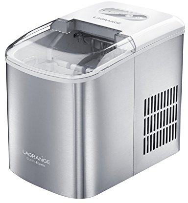 Lagrange 489002 Express Eismaschine, Edelstahl 37,3 x 24,4 x 31,5 cm