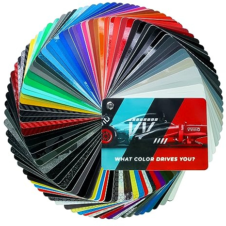 VViViD Vinyl Car Wrap Color Deck Vinyl Sample Book With Presentation Box