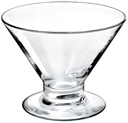 BORGONOVO Confezione da 12 Coppe per Gelato Coppette della Vetreria Linea Vicenza Made in Italy 150 ml cod.9341