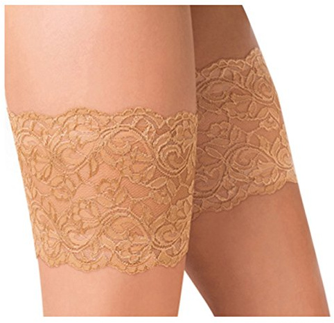 Gabriella Strumpfbend mit breitem mit Silikon (5/6 (68-76), Beige)