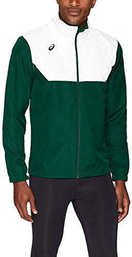 ASICS Upsurge Jacket, Forest/White, Large