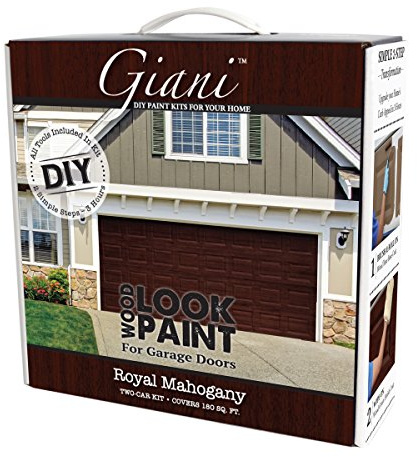 Wood Look Paint Kit for Garage Doors (Royal Mahogany)
