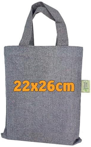 Cottonbagjoe (10, 25, 100, 400 Pack kleine Stoffbeutel zum Bemalen 22x26 cm – Apothekertasche aus 100% Baumwolle (140 g/m²), OEKO-TEX® STANDARD 100 – Baumwolltasche unbedruckt