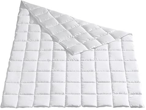 Häussling Home Sommer Daunendecke 140x200 cm | Sommerdecke, Daunendecke Sommer, Made in Germany, 90% Daunen, auch für Allergiker geeignet, Bezug 100% Baumwolle, Weiß
