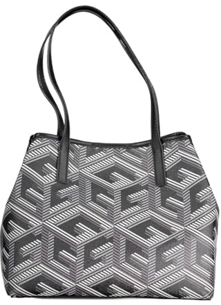GUESS Women Vikky Tote Bag, Schwarzes Logo