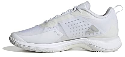 Adidas Tennis Shoe Avacourt, FTWR White/Silver Met./FTWR White, HQ8404, 42 2/3 EU
