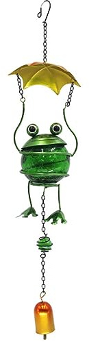 Hixingo Windspiel Bastelset, Sonnenfänger Kristall Fenster Hanging Windspiel Anhänger Ornament Kristallkugeln für Fenster Haus Garten Hochzeit Dekoration (grüner Frosch)