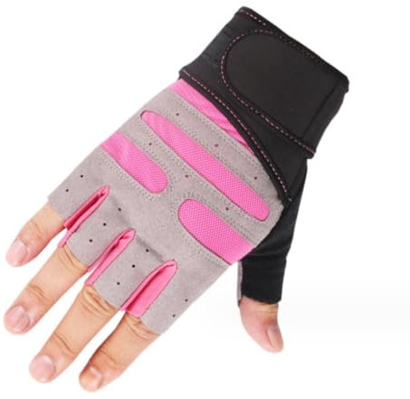 IRYZE Sporthandschuhe Handschuhe Für Männer, Fitness-Handschuhe Für Männer Und Frauen, Handgelenkstütze, Trainingshandschuhe Handschuhe Motocross (Color : Rosa, Size : XL)