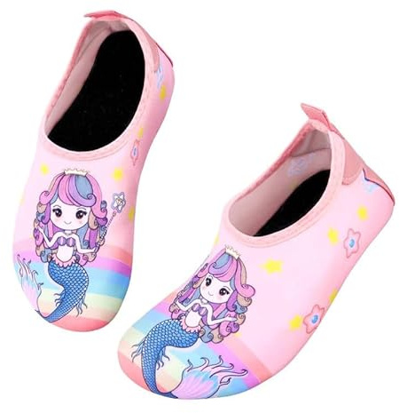 flintronic Chaussures Aquatiques Enfants, Chaussures d'eau Bébé Antidérapant Séchage Rapide, Chaussettes de d'eau Enfants Chaussettes d'eau de Plage Bébé Chaussette Piscine Enfant