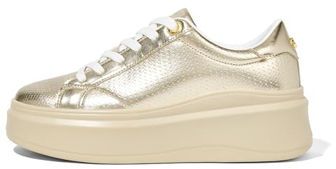 LUCKY STEP Sneakers Donna con Zeppa – Scarpe alla Moda, Classiche Basse, Scarpe Casual in Pelle Sintetica, Comode per Tutti i Giorni